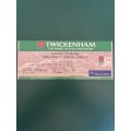 Rugby Ticket - England vs South-Africa Twickenham 24/11/2001