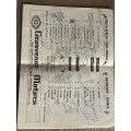 Rugby Programme - *SIGNED by 27 players* South-Africa vs France 15 July 1967