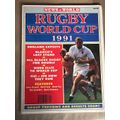 Rugby book - 1991 Rugby World Cup Group Previews and Results Chart