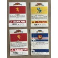 Rugby Cards - 4 * 1993 Sports Deck Rugby Cards