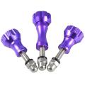 Aluminium Screws for GoPro - Purple - 6pcs