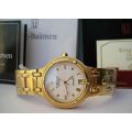 Retail R11,209.00 Krug Baumen MEN Charleston 4X REAL Diamonds 18kT Gold  Strap Watch