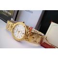 Opens @ R1 Retail R11,209.00 Krug Baumen MEN Charleston 4X REAL Diamonds 18kT Gold  Strap Watch