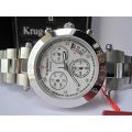 Retail: R12,748.82 Krug Baumen UNISEX Couture Chrono White MOP Diamond Rose Gold Watch RRP £650