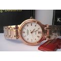 Retail: R10,503.00 Krug Baumen MEN Charleston 4 Diamond White Dial Rose Gold Watch