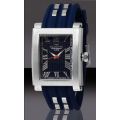 R1 AUCTION**Aquaswiss Tanc G Unisex Blue Dial Resin Band Watch Swiss Made Retail: $1200 /R14190