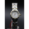 Retail: R10,598.00 Krug Baumen LADIES Regatta 4X Genuine Diamond White Dial Two Tone Watch