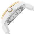 Retail: R8,830.00 Swiss Legend Women's 23K Gold PL Karamica Analog Display Swiss Quartz White Watch