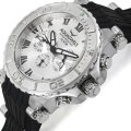 Retail: R13,397.00 Aquaswiss Men BOLT 5H Swiss Chrono Stainless Steel and Black Silicone Band Watch