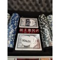 Poker set in brief case - still sealed