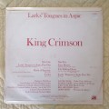 King Crimson - Larks` Tongues In Aspic LP/Album (1973 SA press) VG-/VG