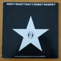 Various Artists - Who? What? Why? When? Where? LP/Comp. (1984 UK import) VG/VG [Punk]