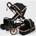 New 3 in 1 Baby Stroller With Car Seat- Silver And Black