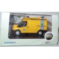 Ford Transit Van Merseyseide Police yellow 1/76 Oxford NEW+boxed #7616 instant wheels