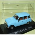 Renault 4L 1962/64 blue 1/43 IXO NEW+boxed  #4123 instant wheels