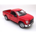 Ford F-150 Pick-Up 2015 red 1/24 Welly NEW+boxed  #2126 instant wheels