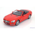 Mercedes-Benz SL 500 (R231) cabrio 2012 red 1/18 Welly NEW+boxed  #8476 instant wheels