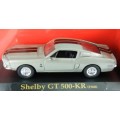 Shelby GT 500 KR 1968 gunmetal 1/43 Road Signature NEW+boxed  #4253 instant wheels