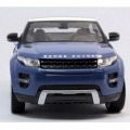 Land Rover Range Rover Evoque 2011 blue 1/24 Welly NEW+boxed  #2144 instant wheels