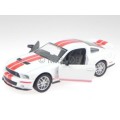 Shelby GT500 2007 white+red stripes 1/24 Road Signature NEW  #2085 instant wheels