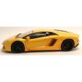 Lamborghini Aventador LP700-4 2011 yellow  1/24 Welly NEW+boxed  #2099 instant wheels