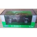 Mercedes Benz S-Class S500 (W222) 2013 black 1/24 Welly NEW+boxed  #2100 instant wheels