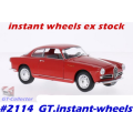 Alfa Romeo Giulietta Sprint 1954 1/24 IXO NEWinBLISTER FREE delivery #2114 instant wheels