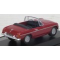 MG B Roadster 1964 red 1/76 OXFORD NEW+boxed  #7608 instant wheels