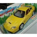 Ferrari 550 Maranello Coupe 1996 yellow 1/18 Bburago NEW+boxed  #8042 instant wheels