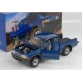 Ford Ranger 4x4 Dblecab Pick-Up 2000 blue ActionPerf NEW FREE del ex SA stock #8073 instant wheels