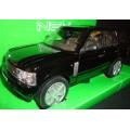 Range Rover Land Rover 2012 black 1/18 Welly NEW+boxed  #8389 instant wheels