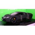 Lamborghini Murcielago 2010 MATTE BLACK 1/18 Welly NEW+boxed  #8614 instant wheels