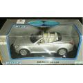 Lexus SC430 open convertible silver 2005 1/18 Welly NEW+boxed  #8845 instant wheels
