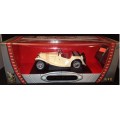 MG TC Midget Roadster 1947 cream 1/18 RdSignature NEW+boxed FREE shipping #8907 instant wheels