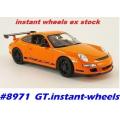 Porsche 911 GT3 RS (997) 2010 orange Welly, NEW FREE delivery #8971 instant 20% rebate INSIDE