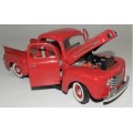 Ford F-1 Pick Up 1948 red w.bak-cover 1/18 Road Signature NEW+boxed  #8976 instant wheels