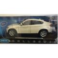 BMW X6 335i 2012 white 1/18 Welly NEW+boxed #8991 instant wheels