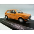Volkswagen Golf Mk I  1980 orange 1/43 Minichamps NEW+boxed  #4025 instant wheels