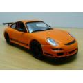 Porsche 997 GT3 RS spoke-rims orange+black 1/43 Road Signature NEW+boxed  #4030 instant wheels