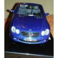 Mercedes Benz SL600 2003 cabriolet blue 1/43 IXO NEW+boxed #4117 instant wheels