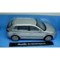Audi A3 Sportback 2012 silver 1/43 NewRay NEW+boxed  #4729 instant wheels