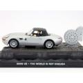 BMW Z8 silver JBond 007 1/43 DeAgostini/IXO NEW  #4797 instant wheels