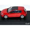 Volkswagen Golf 7 3-door 2012 red 1/43 Herpa NEW+boxed  #4977 instant wheels