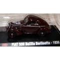 Fiat 508 Balilla Berlinetta 1936 #45 M.Miglia 1/43 IXO NEW   #4889 instant wheels