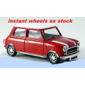 Mini Cooper Innocenti 1975 red+white 1/43 IXO NEWinBlister  #4584 instant wheels