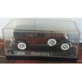 Duesenberg J Limousine 1930 maroon+black 1/43 Solido NEW+boxed   #4383 instant wheels