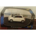 Fiat 500 Nuova glass roof 2010 white 1/43 Hongwell NEW+boxed   #4374 instant wheels