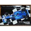 Red Bull Sauber Petronas F1 #16  2001 N.Heidfeld blue 1/43 Minichamps NEW+boxed  #4424 instantwheels