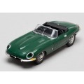 Jaguar Type E convertible 1961 dk.green 1/43 IXO NEW+showcased  #4482 instant wheels