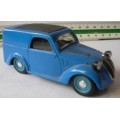 Fiat 500C Publicitario van 1939 blue 1/43 Brumm NEW+showcased  #4527 instant wheels